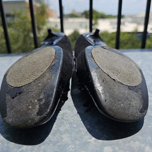 Chanel Black Kitten Heel Vintage Shoes Size 39 - Picture 7 of 10